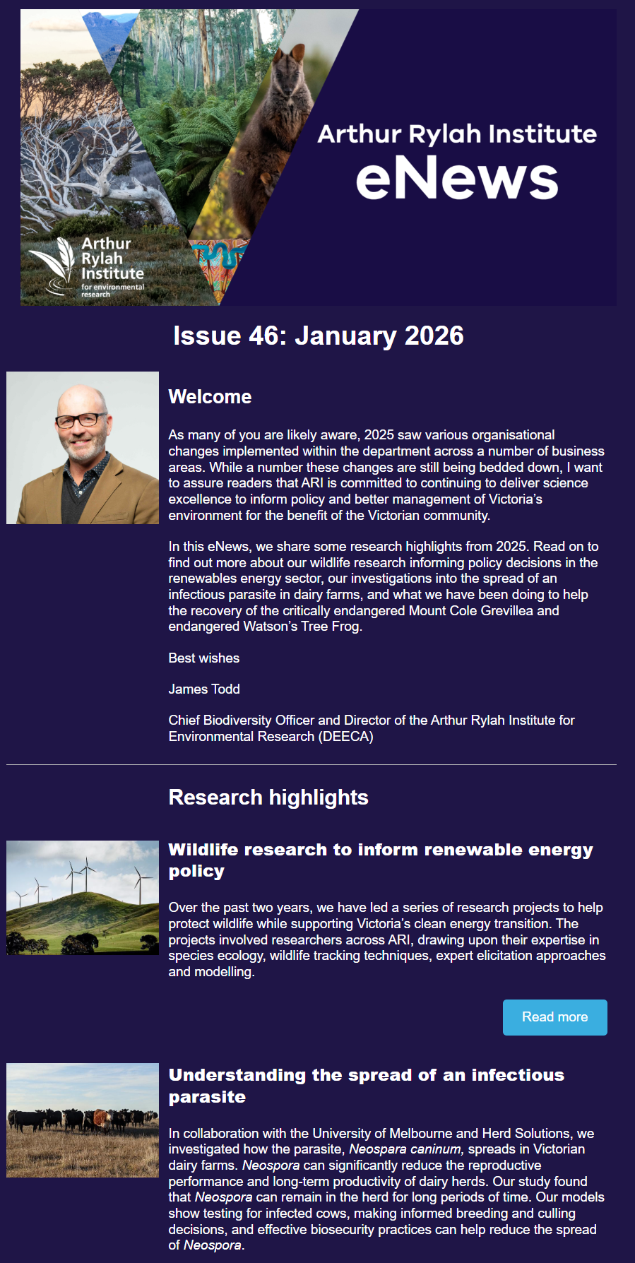 Preview of the eNews Jan 2026