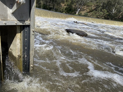 Dights Falls new fishway entrance